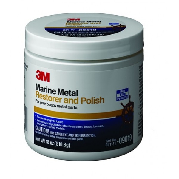 3M Marine Metal Restorer and Polish  9019 - 500ml.