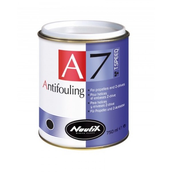 NAUTIX Α7T Speed Hard Matrix Antifouling Tin & Copper Free for propellers, Z-Drive etc. 0.750ml